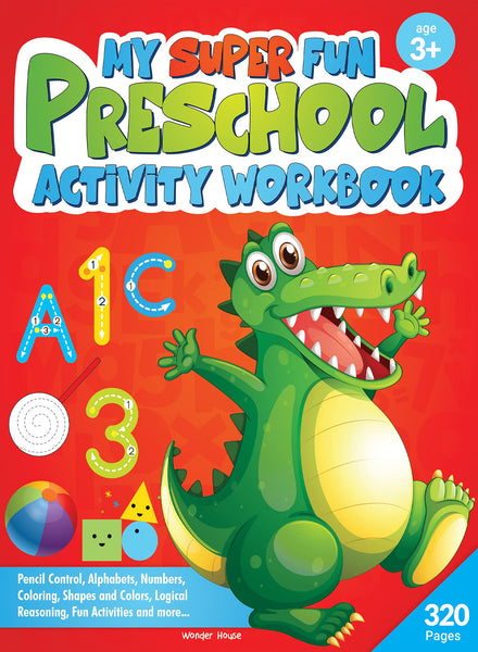 My Super Fun Preshool Activity Workbook for Children - Paperback