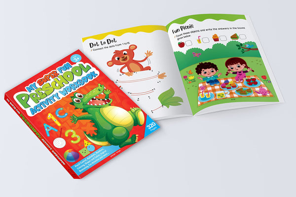 My Super Fun Preshool Activity Workbook for Children - Paperback