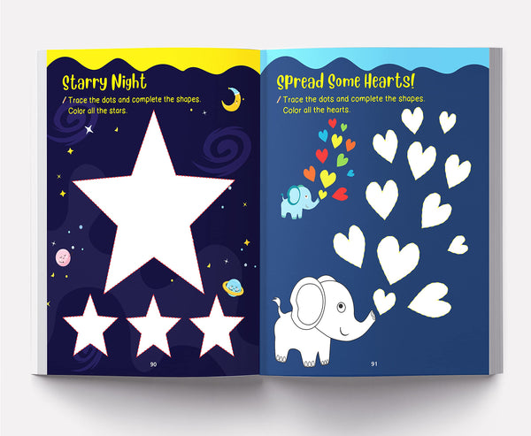 My Super Fun Preshool Activity Workbook for Children - Paperback