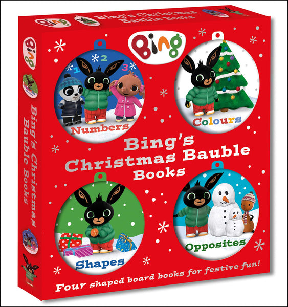 Bing’s Christmas Bauble Books: Four colourful decorations to hang on your tree – the perfect Christmas gift (Bing)