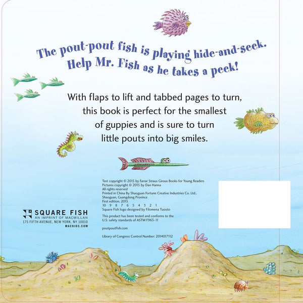 Lift-the-Flap Tab: Hide-and-Seek, Pout-Pout Fish - Board Book