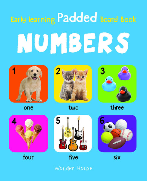 Early Learning Padded Book of Numbers - Board Book