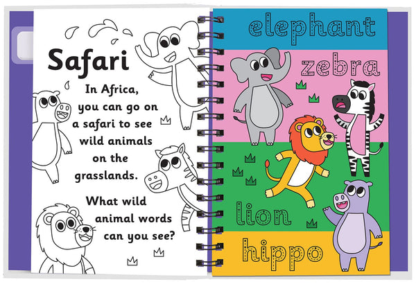Early Learning Paint with Water Animal Friends First Words - Hardback