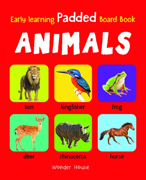 Early Learning Padded Book of Animals - Board Book