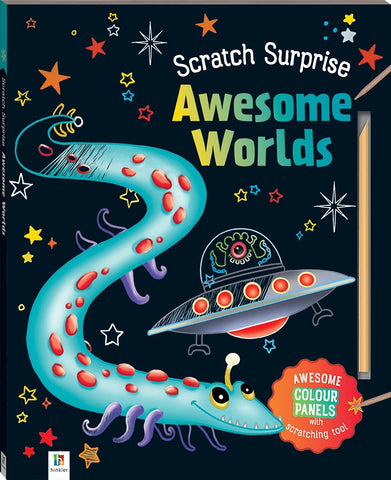 Scratch Surprise Awesome Worlds - Paperback