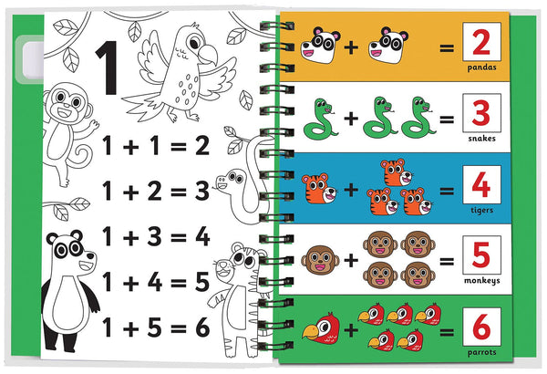 Early Learning Paint With Water Animal Friends Adding Up - Hardback