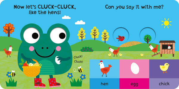 The Googlies #8 : Frog At The Farm - Board Book