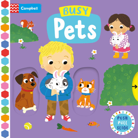 Campbell Busy Books #57 : Busy Pets - Board Book