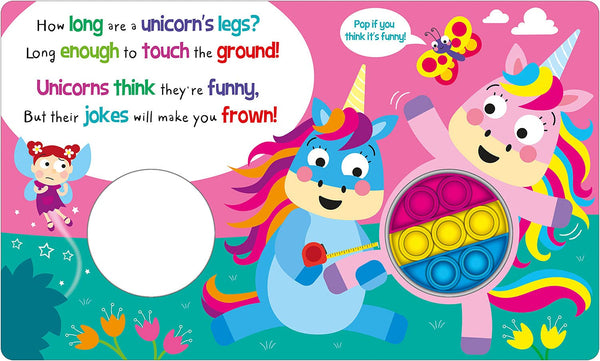 Push Pop Bubble : Unicorny Forever! - Board Book