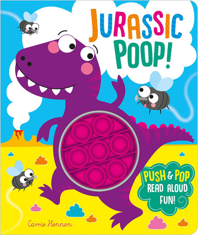 Push Pop Bubble : Jurassic Poop! - Board Book