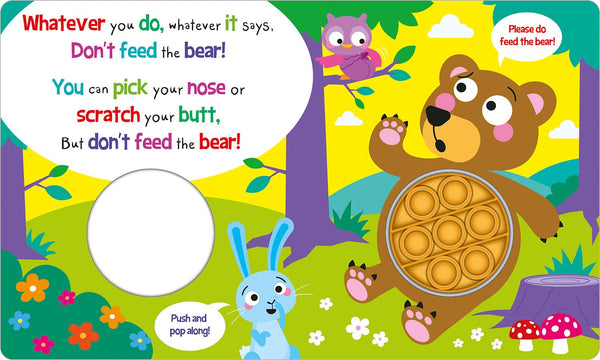 Push Pop Bubble : Don't Feed The Bear! - Board Book
