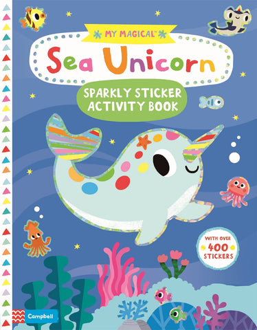 My Magical Sea Unicorn Sparkly Sticker Activity Book - Paperback