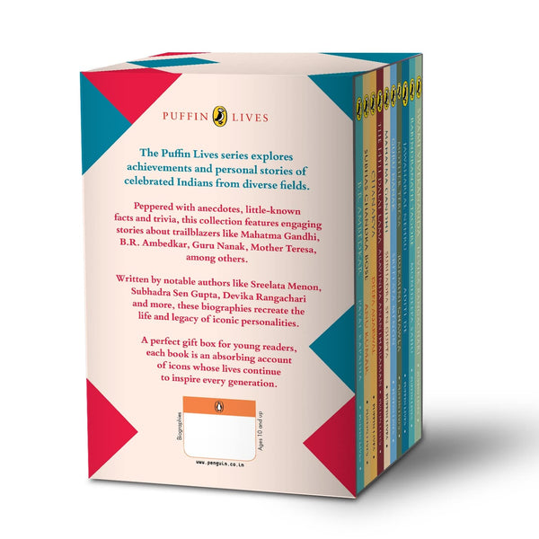 Puffin Lives : 10 Unforgettable Indians and their Remarkable Stories - Boxset