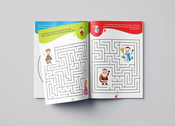 Preschool Activity Book: Maze - Fun Activity Book For Kids - Paperback