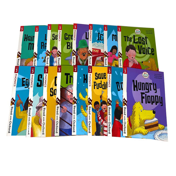 Biff, Chip And Kipper Stage 3 Read With Oxford: 5+: 16 Books Collection Set
