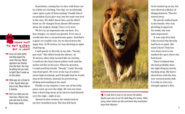 Face to Face with Lions: Level 5 (National Geographic Readers) - Paperback