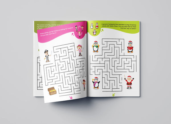 Preschool Activity Book: Maze - Fun Activity Book For Kids - Paperback