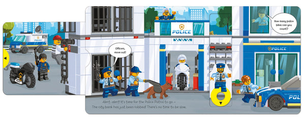 LEGO® City : Police Patrol (A Push, Pull and Slide Books) - Board Book