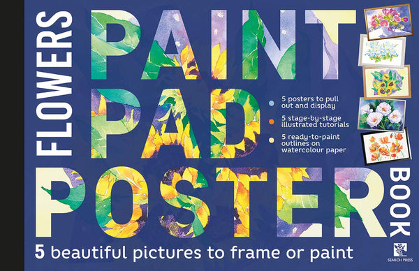 Flower Pant Pad Poster Book - Paperback