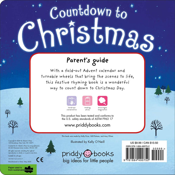 Countdown to Christmas : With a Fold-Out Advent Calendar - Board Book