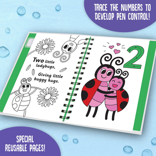 Early Learning Paint with Water Animal Friends Counting - Hardback