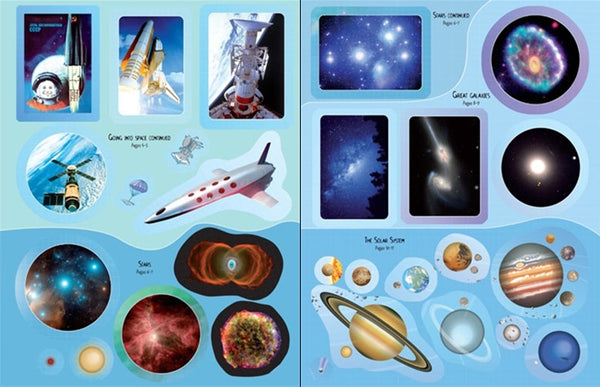 Usborne Astronomy and Space Sticker Book - Paperback