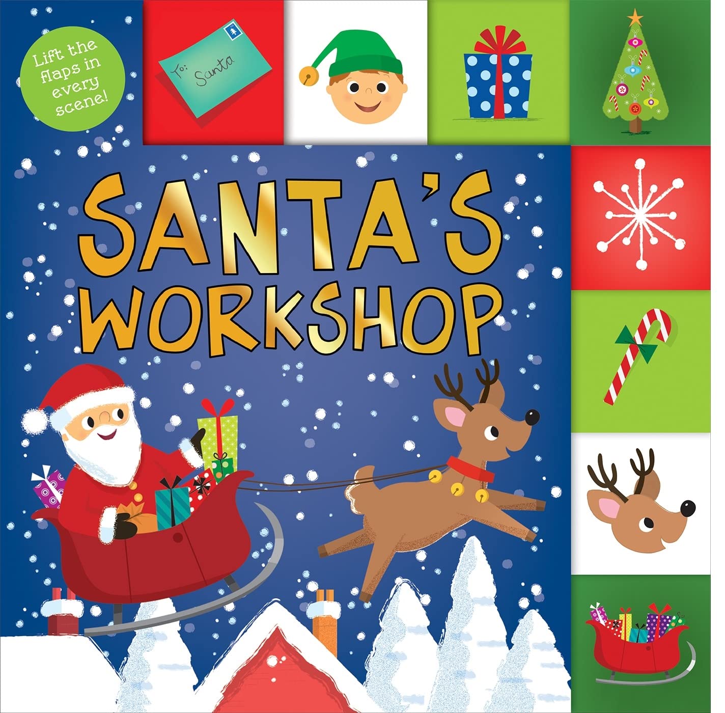 Lift-the-Flap Tab: Santa's Workshop - Board Book