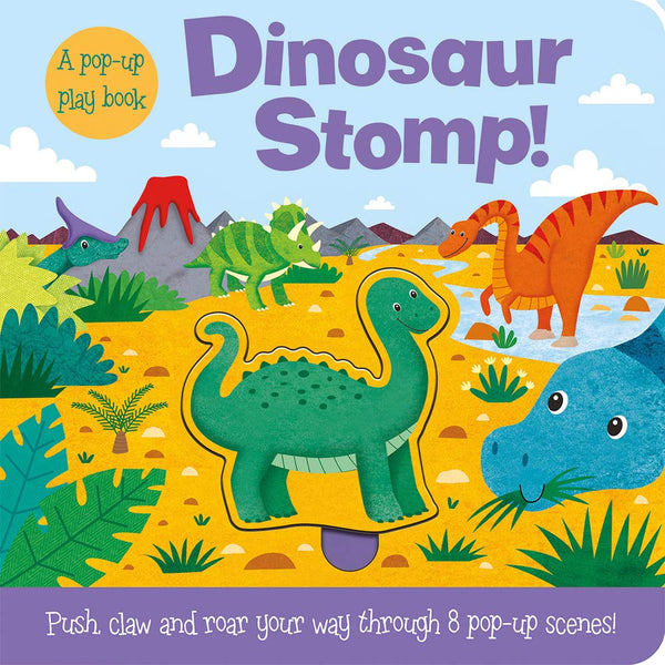 Push and Play : Dinosaur Stomp! - Board Book