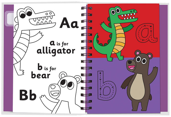 Early Learning Paint With Water Animal Friends Alphabet - Hardback