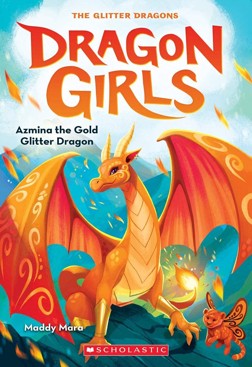Dragon Girls #1: Azmina the Gold Glitter Dragon - Paperback