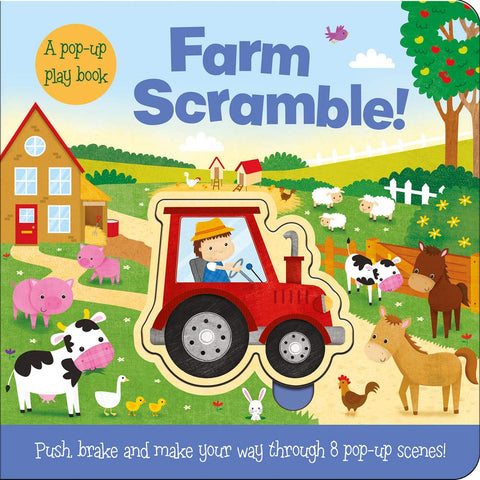 Push and Play : Farm Scramble! - Board Book