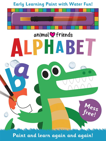Early Learning Paint With Water Animal Friends Alphabet - Hardback
