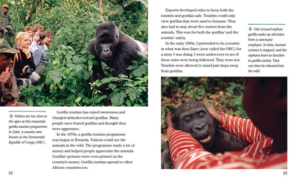 Face to Face with Gorillas: Level 5 (National Geographic Readers) - Paperback