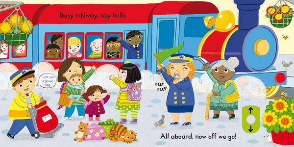Campbell Busy Books #59 : Busy Trains - Board Book