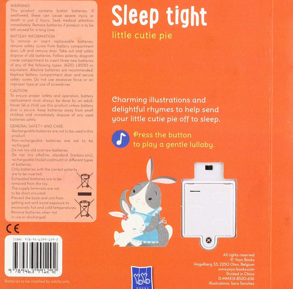 Sleep Tight : Little Cutie Pie - Board Book