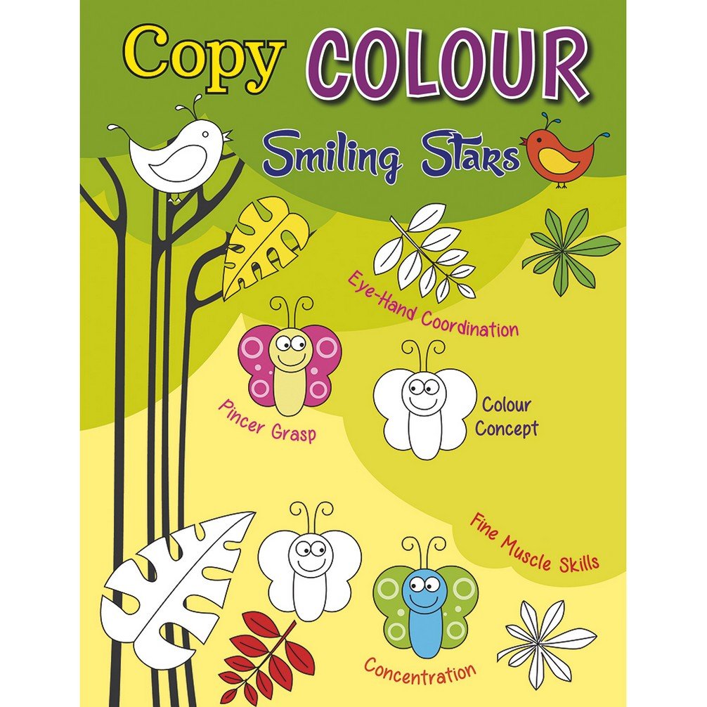 Copy Colour Smiling Stars - Paperback