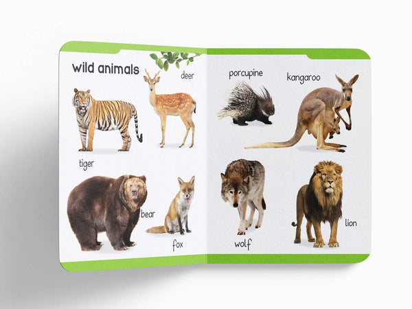 Early Learning Padded Book of Animals - Board Book