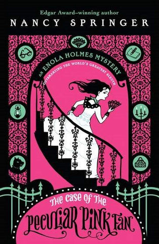 The Case of the Peculiar Pink Fan: An Enola Holmes Mystery - Paperback