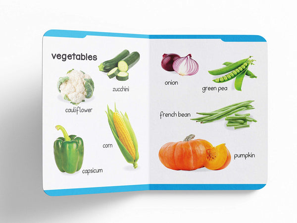 Early Learning Padded Book of Food  - Board Book