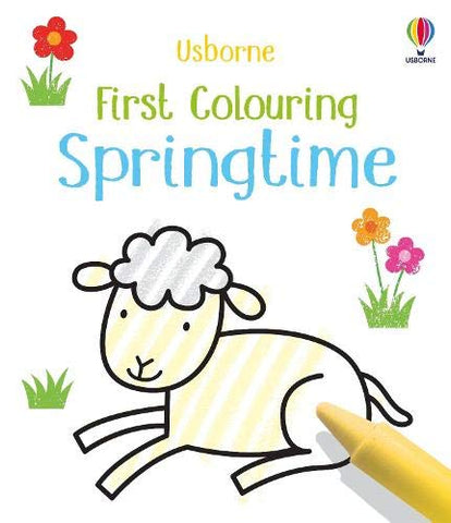 First Colouring Springtime - Paperback