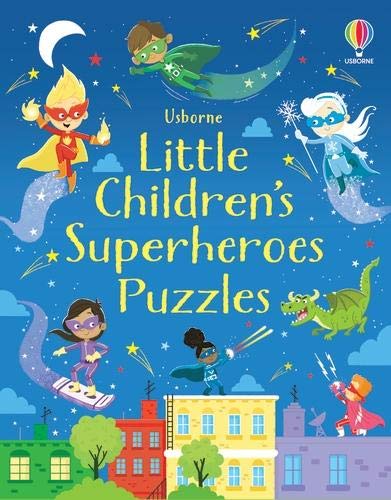 Little Children's Superheroes Puzzles  - Paperback