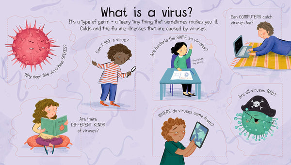 Usborne Lift-the-Flap First Questions and Answers What is a Virus?