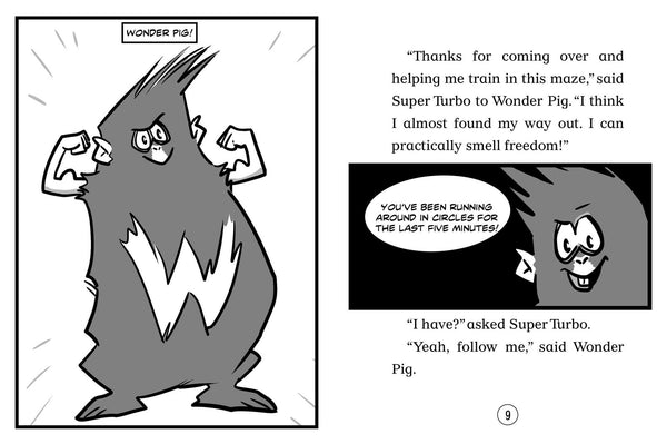 Super Turbo #6 :  Super Turbo vs. Wonder Pig - Paperback