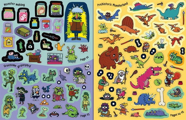 Usborne Activities  : Monsters Sticker Book - Paperback