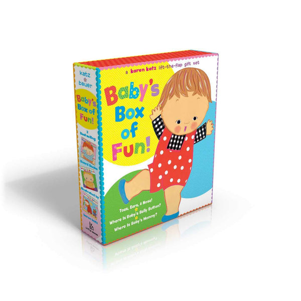 Baby's Box of Fun: A Karen Katz Lift-the-Flap Gift Set - BOardbook
