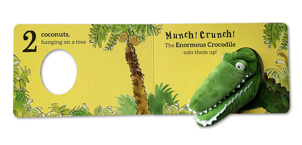 The Enormous Crocodile's Finger Puppet Book - Board Book