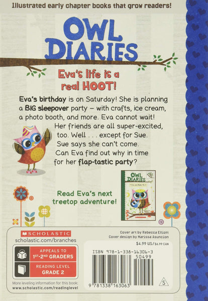 Owl Diaries #09 : Eva's Big Sleepover - Paperback