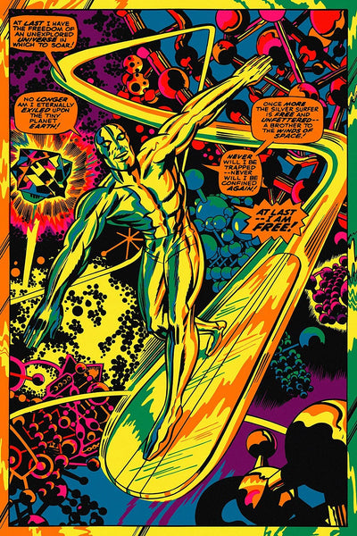 Marvel Classic Black Light Collectible Poster Portfolio - Hardback