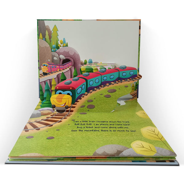 Pop-Up Transport - Train - Paperback
