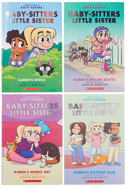 The Babysitters Little Sister Graphic Novels #1 To #4 - Paperback